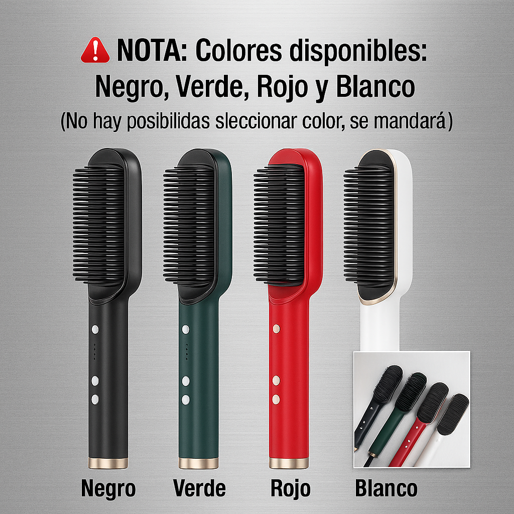 💁♀️ ¡Cabello liso y perfecto en segundos! — Descubre el Cepillo Alisador Instantáneo más potente del mercado 🔥