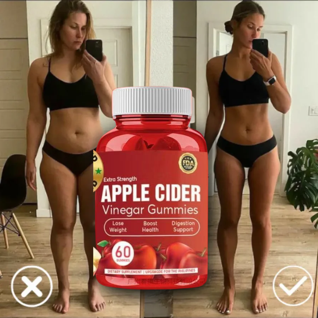 🔥 Gummies de Vinagre de Manzana – Adelgaza, Desintoxica y Aumenta tu Energía con 1 Porción al Día 🍏