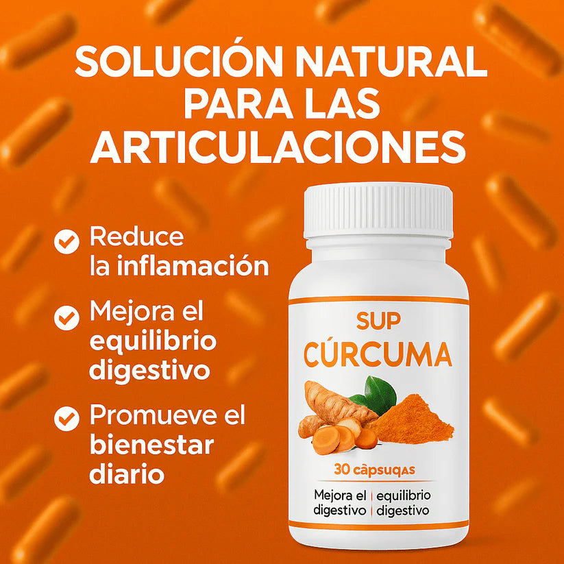 ⚡ Antioxidante Natural + Apoyo Articular 👉 Siente el Cambio con SUP Cúrcuma 💛