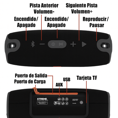 🔊 Potencia y Sonido Brutal 👉 Llévate Tu Altavoz XERTMT Hoy 💥