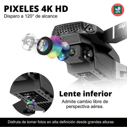 🚀 ¡Graba en 4K como un profesional! Doble cámara, vuelo estable y maletín GRATIS 🎒 🔥 Solo por tiempo limitado — ¡Aprovecha ahora!