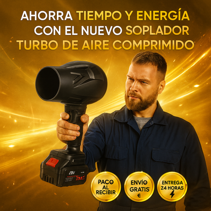 El Soplador Turbo Más Potente del Mercado – Limpieza Rápida y Precisa