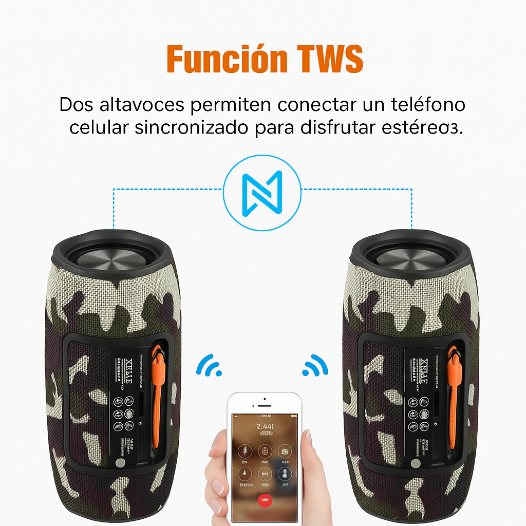 🔊 Potencia y Sonido Brutal 👉 Llévate Tu Altavoz XERTMT Hoy 💥