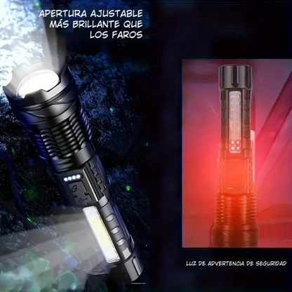 ⚡ Linterna Militar Premium 👉 Resistente, Recargable y Súper Brillante 🔋