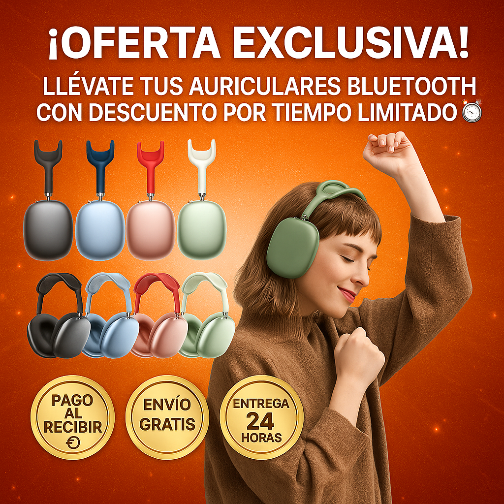 🎧 ¡Sonido premium sin cables! — Disfruta tus Auriculares Bluetooth para iPhone 🔥