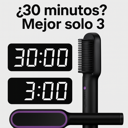 💁‍♀️ ¡Cabello liso y perfecto en segundos! — Descubre el Cepillo Alisador Instantáneo más potente del mercado 🔥