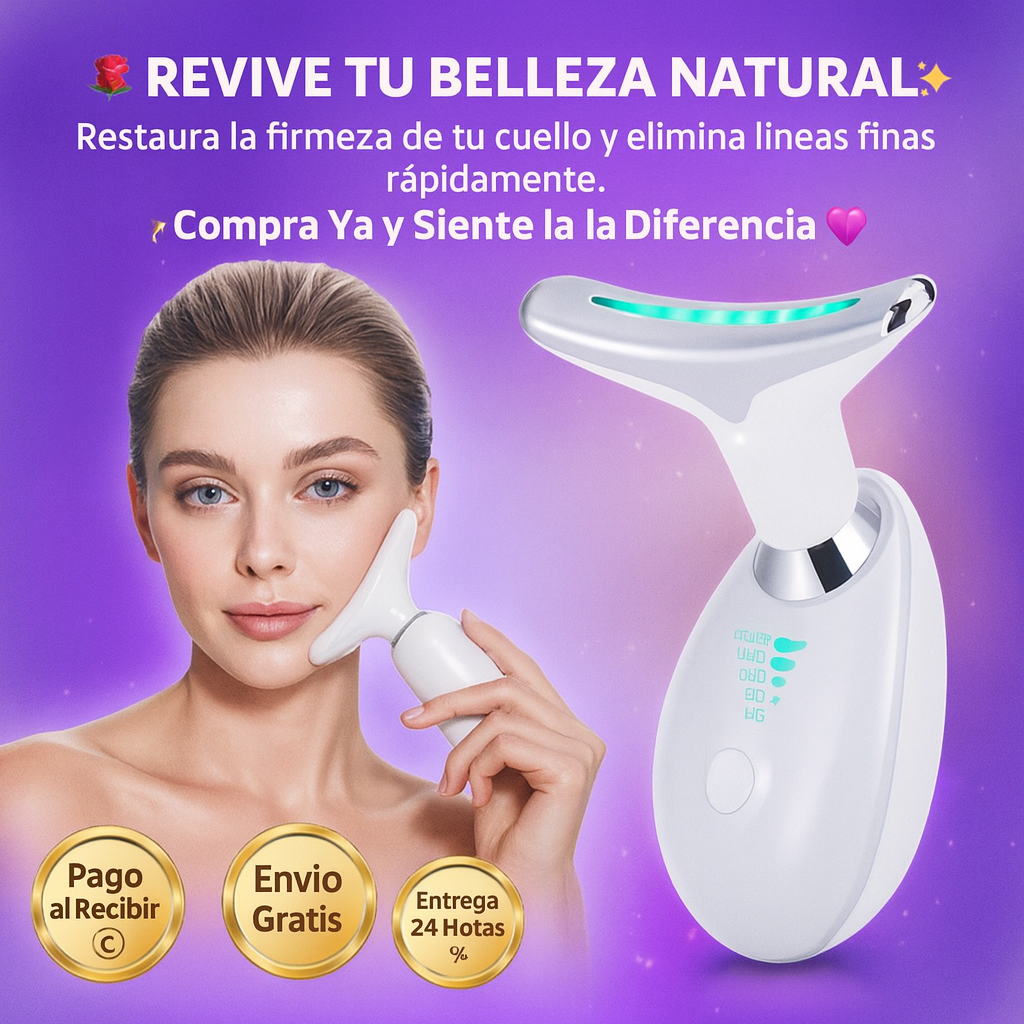 🔥 Masajeador Facial Antiedad 👉 Luce Años Más Joven Desde la Primera Semana 💫