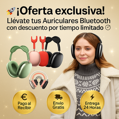 🎧 ¡Sonido premium sin cables! — Disfruta tus Auriculares Bluetooth para iPhone 🔥