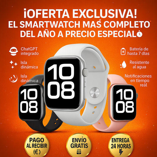 🚀 Smartwatch Serie 10 — Controla tu día con la potencia del futuro ⚡