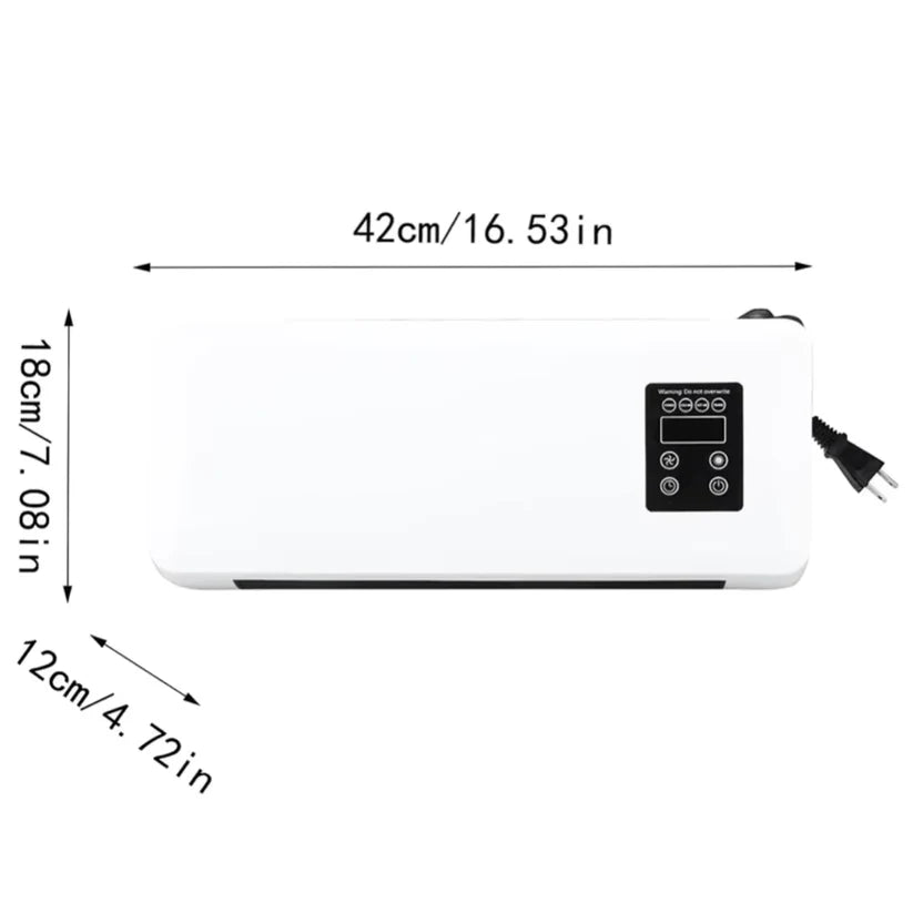 ⚡ Tu clima ideal al alcance de la mano — Portátil, potente y silencioso 💙