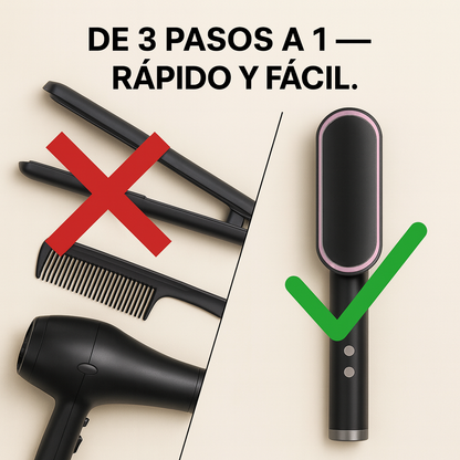 💁‍♀️ ¡Cabello liso y perfecto en segundos! — Descubre el Cepillo Alisador Instantáneo más potente del mercado 🔥