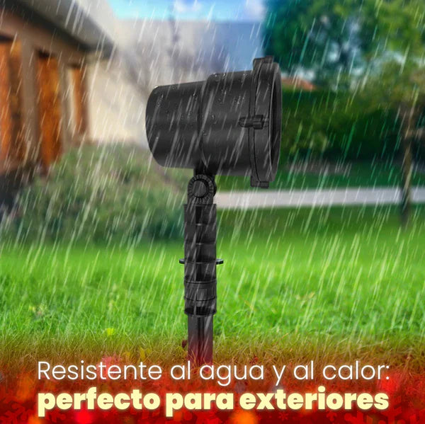 🎅 Convierte Tu Fachada en un Show Navideño – Proyector de Luces Exterior 🎅🌟