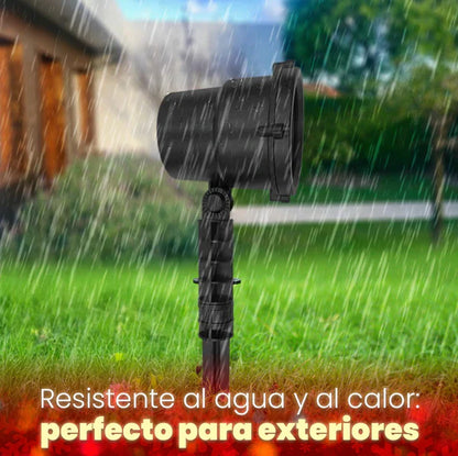 🎅 Convierte Tu Fachada en un Show Navideño – Proyector de Luces Exterior 🎅🌟