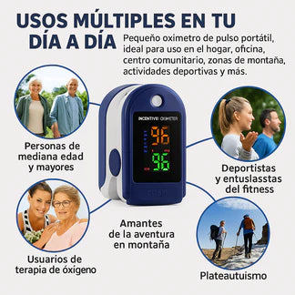🩺 OXIMETRO DE PULSO 2 EN 1 - 60% DE DESCUENTO - PEDIR Y PAGAR EN CASA ✅