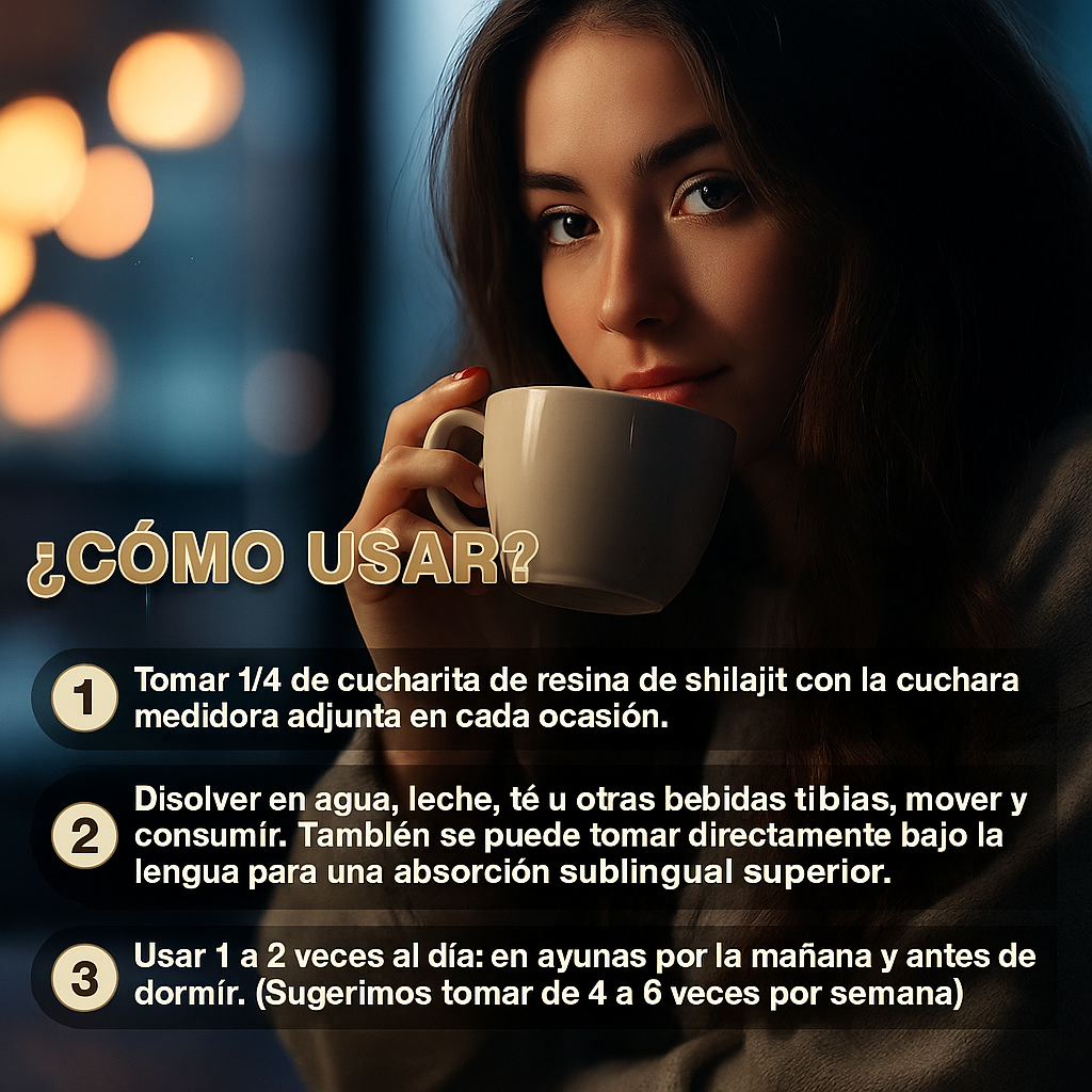⚡ Energía, fuerza y enfoque natural — Descubre el poder del Shilajit Puro del Himalaya 🏔️