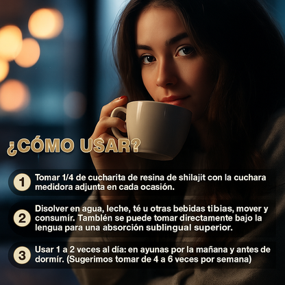 ⚡ Energía, fuerza y enfoque natural — Descubre el poder del Shilajit Puro del Himalaya 🏔️
