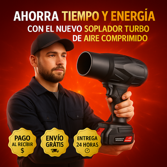 El Soplador Turbo Más Potente del Mercado – Limpieza Rápida y Precisa