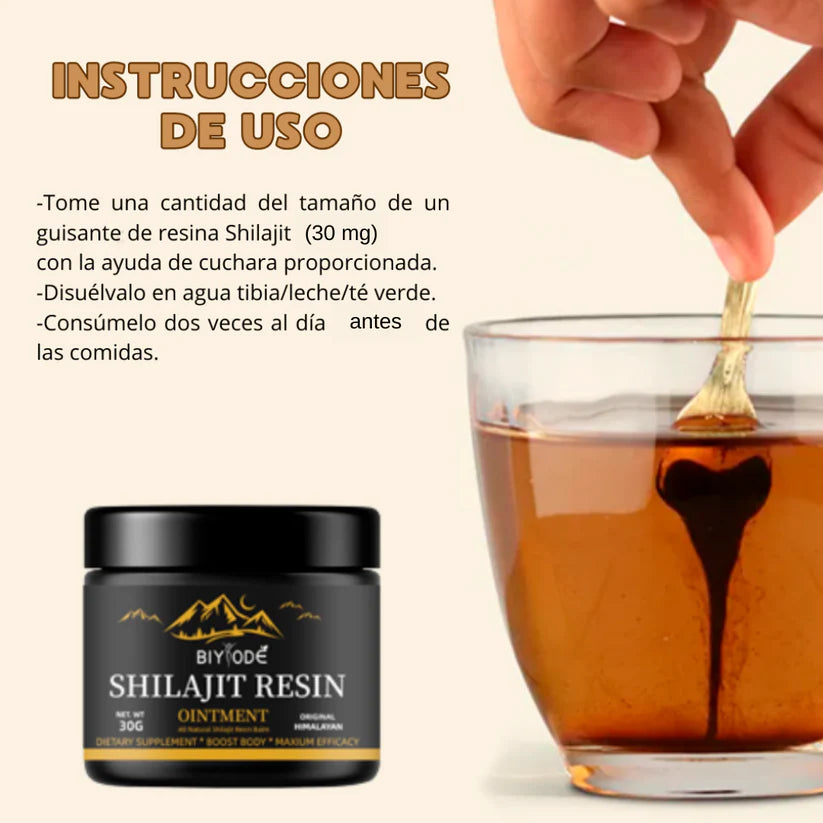 ⚡ ¡Activa tu cuerpo y mente! — Shilajit 100% puro del Himalaya para energía y bienestar total 💪