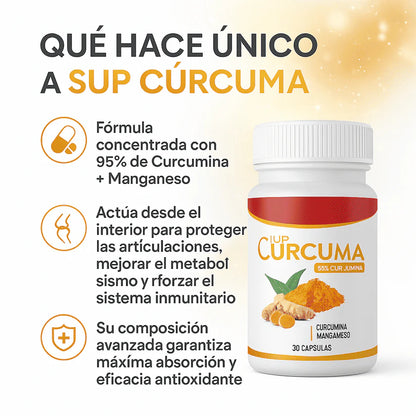 ⚡ Antioxidante Natural + Apoyo Articular 👉 Siente el Cambio con SUP Cúrcuma 💛