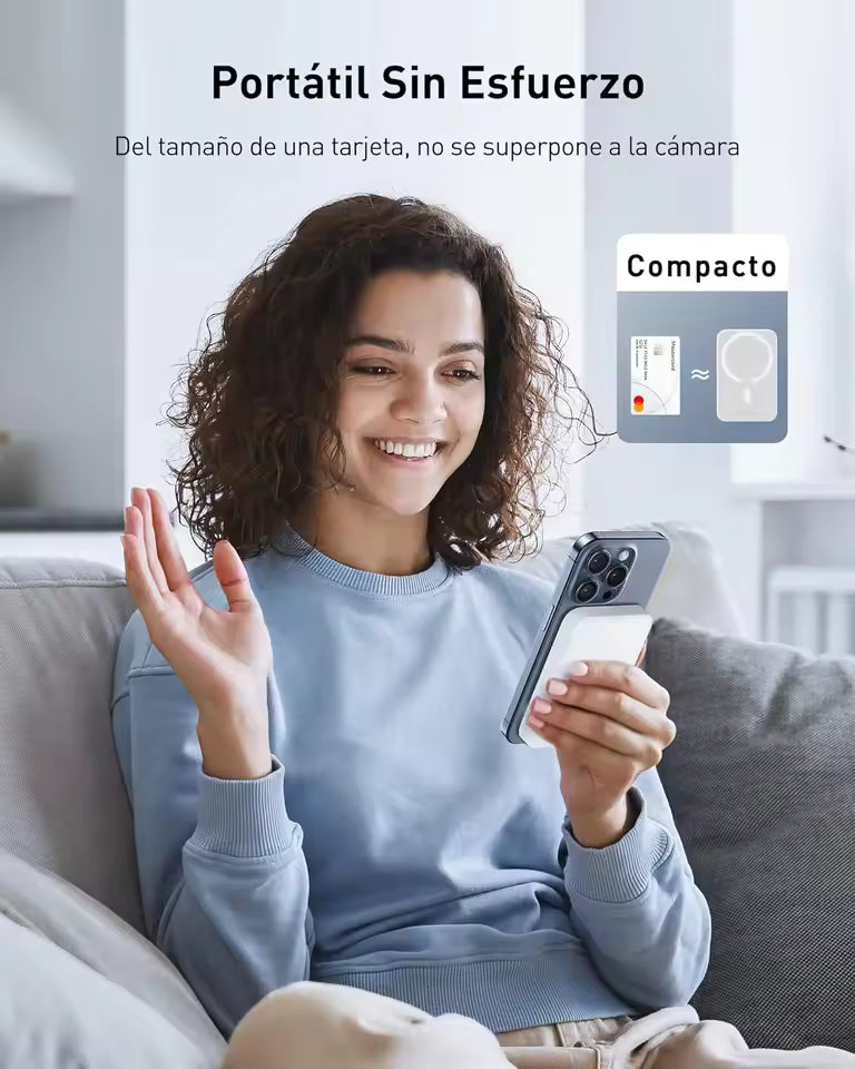 📱 Nunca más sin batería — 5000mAh de potencia imparable con MagSafe 💥