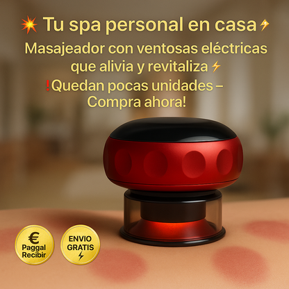 💆‍♀️ ¡Relaja tu cuerpo al instante! Masajeador Eléctrico de Succión con Ventosas 🔥 ⚠️ ¡Solo por tiempo limitado – Aprovéchalo ya!