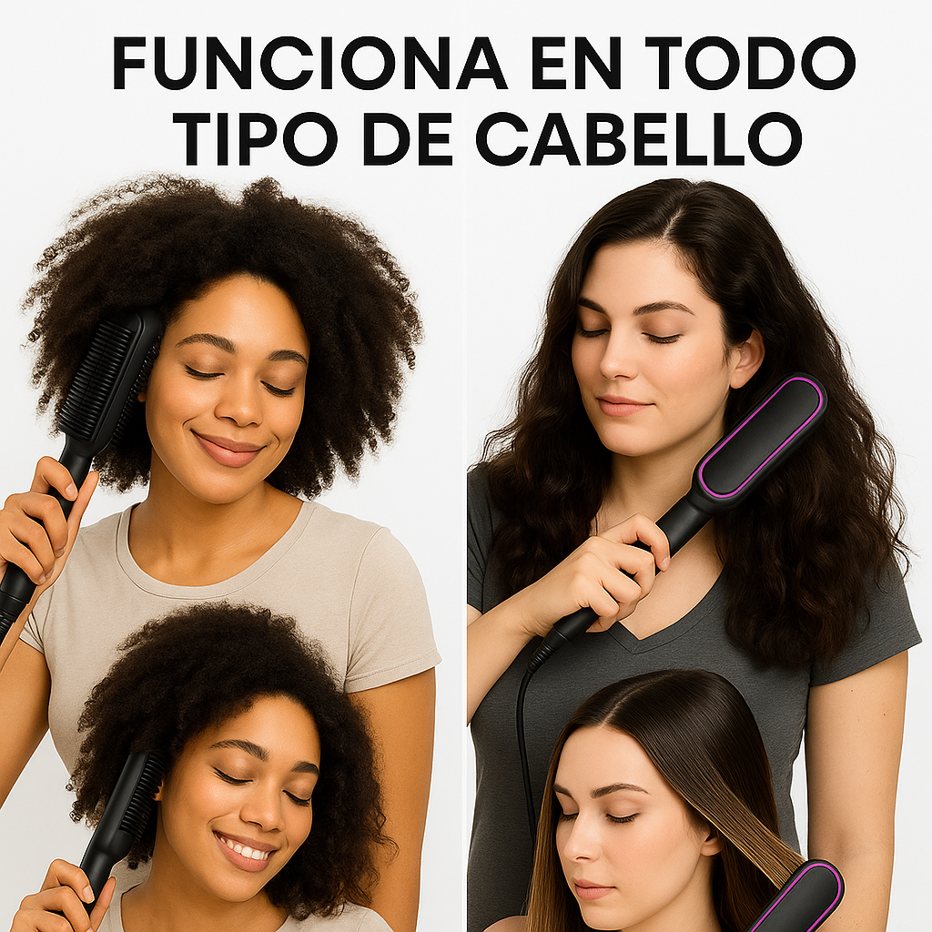 💁‍♀️ ¡Cabello liso y perfecto en segundos! — Descubre el Cepillo Alisador Instantáneo más potente del mercado 🔥