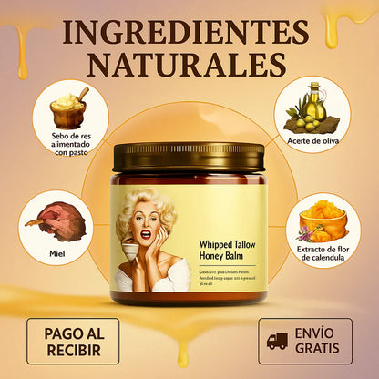 ⚡ Honey Tallow Balm 👉 Regeneración Intensa Para Todo Tipo de Piel 💫