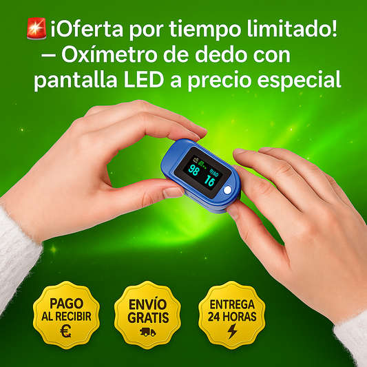 🩺 OXIMETRO DE PULSO 2 EN 1 - 60% DE DESCUENTO - PEDIR Y PAGAR EN CASA ✅