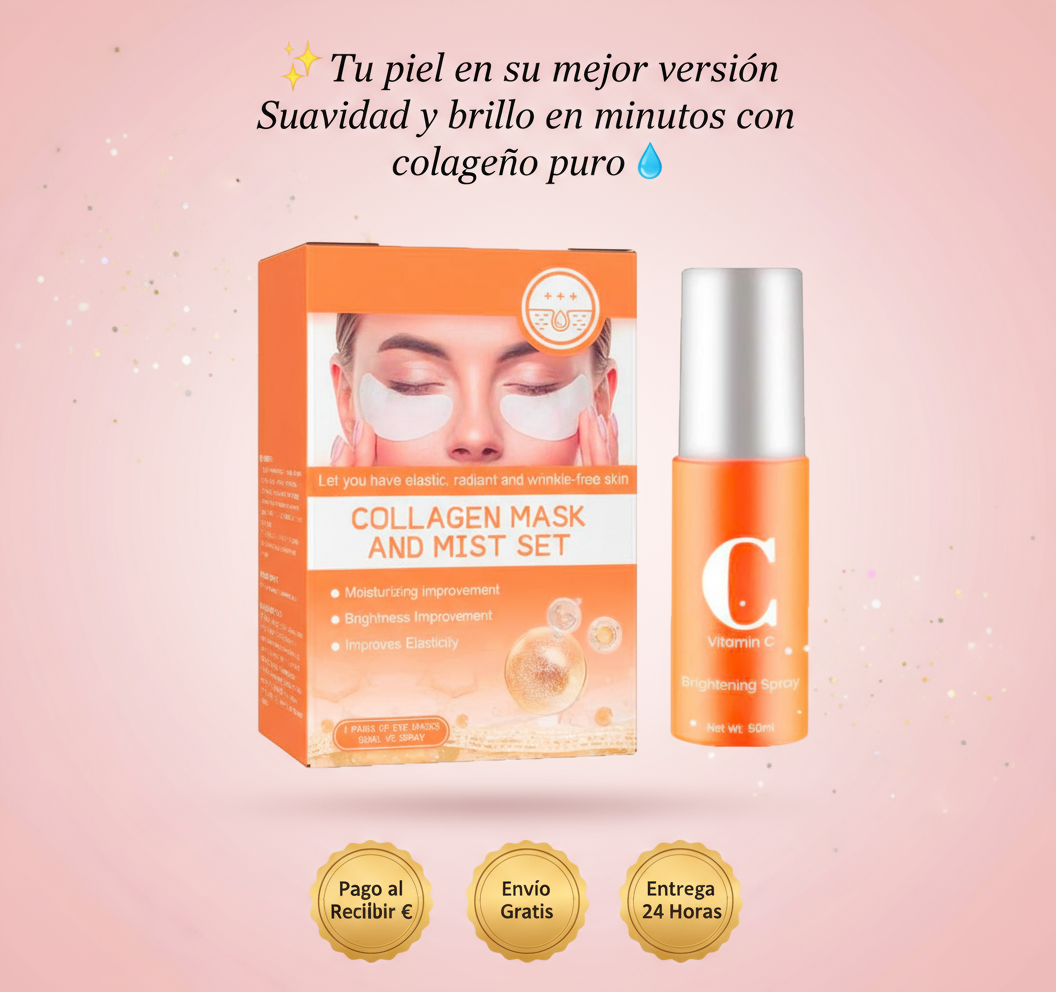 💆‍♀️ Piel suave, firme y radiante ✨ Set de Almohadilla + Gel de Colágeno 💖 🚨 ¡Solo por hoy! Aprovecha el descuento exclusivo ⏰