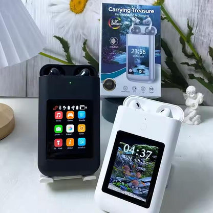 🎧 Powerbank Inteligente 👉 Auriculares TWS + Pantalla LCD + Linterna 💥